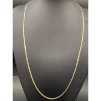 Unisex 18ct Yellow Gold Snake Link Necklace