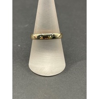 Mens 9ct Yellow Gold Wedding Plain Band Ring