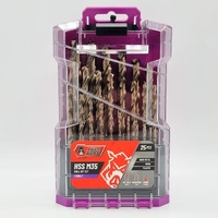 Full Boar 25 Piece HSS M35 Drill Bit Set 0563518