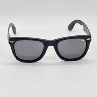 William Painter The Hook Sunglasses with Matte Black Frame and Lenses