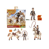 Indiana Jones Worlds of Adventure Action Figure Set with Horse and Accessories