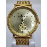 Michael Kors Irving Gold Mesh Stainless Steel Ladies Watch MK8741 5 ATM