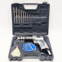 Taurus 3/8 Inch Air Drill Kit 1800RPM Pneumatic Reversible Tool Set