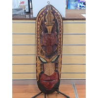 Fijian Antique Tribal Mask Ornament 112cm x 35xm