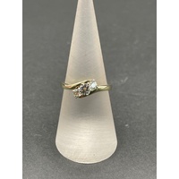 Ladies 9ct Yellow Gold Diamond Cluster Ring