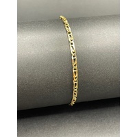 Ladies 9ct Yellow Gold Birdseye Link Bracelet