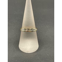 Ladies 18ct Yellow Gold Diamond Band Ring
