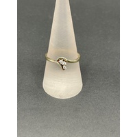 Ladies 9ct Yellow Gold Cubic Zirconia Ring
