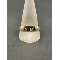 Unisex 9ct Yellow Gold Plain Band Ring