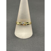 Ladies 18ct Yellow Gold Diamond Enhancer Ring