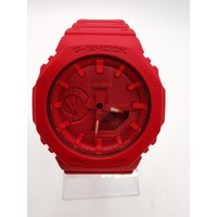 Casio G-Shock GA2100-4A Carbon Core Red Analog Digital Watch Shock Resistant