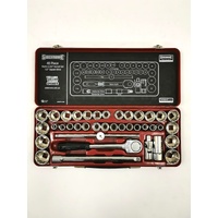 Sidchrome SCMT14105 40 Piece 1/2 Inch Drive Metric and AF Socket Set