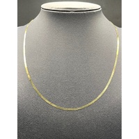 Ladies 18ct Yellow Gold Snake Link Necklace