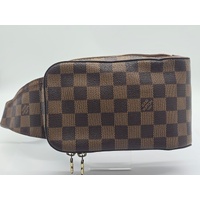 Louis Vuitton Geronimos Damier Ebene Brown Body Bag Crossbody Shoulder Bag