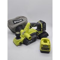 Ryobi R18PL 18V ONE+ 82mm Cordless Planer with 4.0Ah Battery and Charger