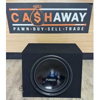 Fusion Encounter EN-41400 1400W Amp with 12 Inch Subwoofer in Enclosure Box