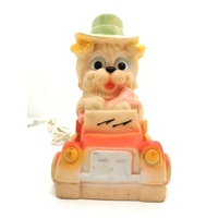 Netta Australia 1982 Bear in Car Night Light Lamp Vintage Rare