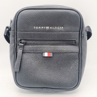 Tommy Hilfiger Sling Bag for Men Stylish Black Crossbody Shoulder Messenger Bag