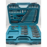 Makita E-10883 221 Piece Socket and Spanner Combo Tool Set with Case Heavy Duty