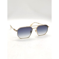 Police Horizon 13 SPLP34 Shiny Rose Gold Sunglasses with Blue Gradient Lenses