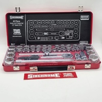 Sidchrome SCMT14105 40 Piece 1/2 Inch Drive Metric and AF Socket Set