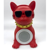 Bulldog Wireless Bluetooth Speaker Portable Red Dog Stereo