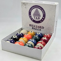 T&R Professional Billiard Ball Set 16 Piece 2 Inch Pool Balls with Cue Ball Boxed