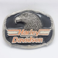 Harley Davidson Eagle H403 Belt Buckle 1991 Baron USA Vintage HD Collectible