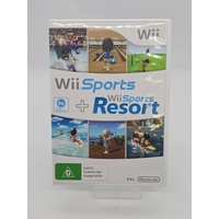 Wii Sports + Wii Sports Resort Game Bundle PAL Nintendo Wii Fun Family Play