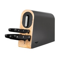 Wiltshire Staysharp Triple Rivet Knife Block Set 6 Piece with Sharpener