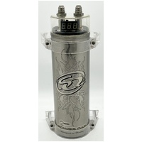 Sound Quest SQCAP2M 2 Farad 2000W Car Audio Power Capacitor with Digital Display