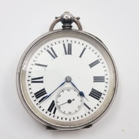 Antique Sterling Silver Pocket Watch Circa 1900s with Presentation Box