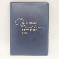 Australian Decimal Currency First Issue 1966 Coin Set Vintage Collectible