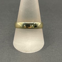 Mens 9ct Yellow Gold Plain Wedding Band Ring