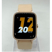 V-Fitness Tracktivity GPS Smart Watch Heart Rate Steps iOS Android Pink