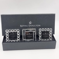 Royal Doulton Radiance Rectangular Mini Fancy Photo Frames Set of 3