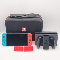 Nintendo Switch Neon Blue and Red Handheld Gaming Console HAC-001 Kit