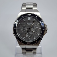 Chisel 5827022 Mens Silver Stainless Steel Analog Watch Quartz Classic