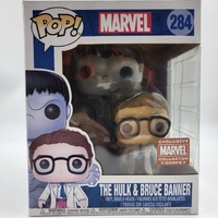 Marvel Collector Corps The Hulk and Bruce Banner Funko Pop Vinyl 284