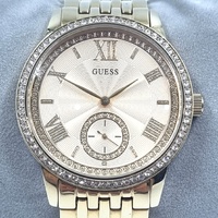 Guess W0573L2 Ladies Gold Stainless Steel Dress Watch Crystal Bezel