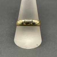 Unisex 18ct Yellow Gold Plain Wedding Band Ring