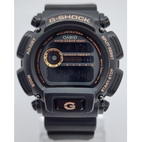 Casio G-Shock DW-9052GBX Digital Quartz Black Resin Strap Mens Watch