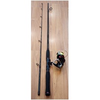 Shimano Sienna Viper FGX 6ft 6 inch 2pc Spinning Combo 4-7kg Reel Line