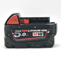 Milwaukee M18 18V RedLithium-Ion 5.0Ah Extended Capacity Battery Pack M18B5
