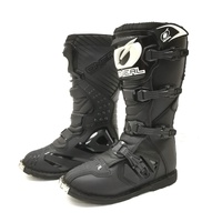 O'Neal Motocross Dirt Bike Boots Size 9 US Black Durable Off Road Gear