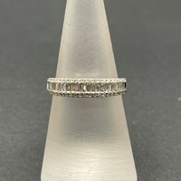 Ladies 18ct White Gold Multi Row Diamond Ring