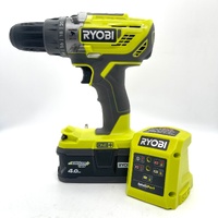 Ryobi 18V One+ R18PD3 Cordless Impact Hammer Drill Kit with 4.0Ah Battery