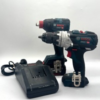 Bosch 18V Combo Kit Hammer Drill GSB 85C Impact Driver GDX 200 5.0Ah Battery