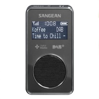 Sangean DPR-35 DAB+ FM Pocket Radio Black LCD Display Rechargeable