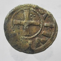 Crusader States Tripoli Bohemond IV-VI Bi-Denier Coin c.1201-1274